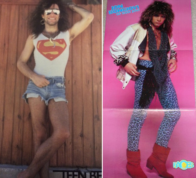 Jon Bon Jovi really loved wearing ridiculous outfits in 1980s...