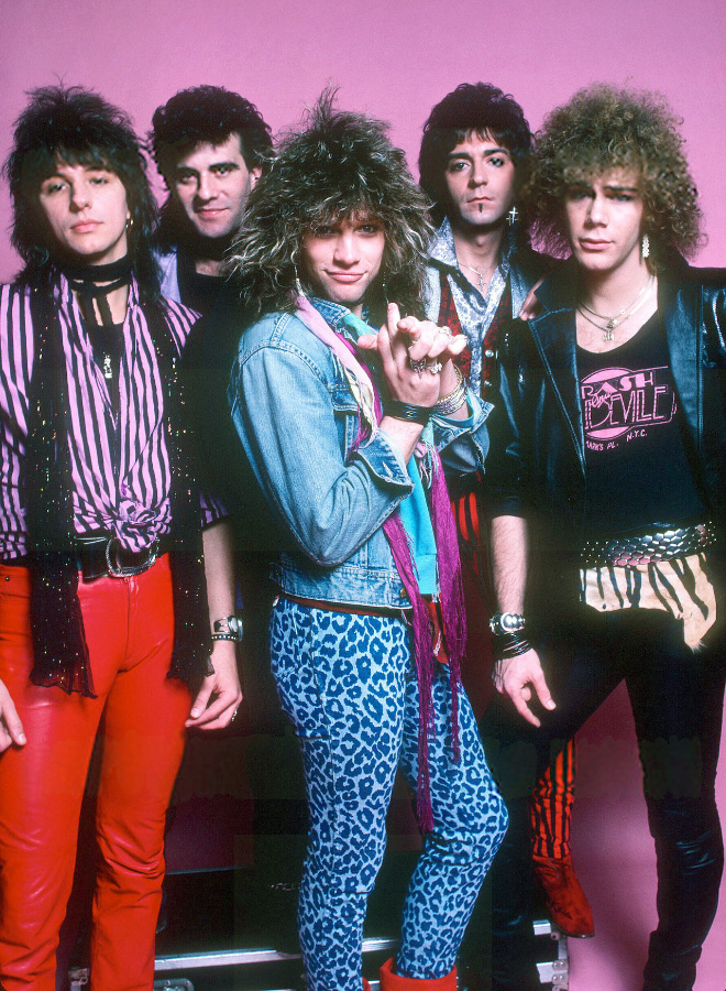 Jon Bon Jovi really loved wearing ridiculous outfits in 1980s...