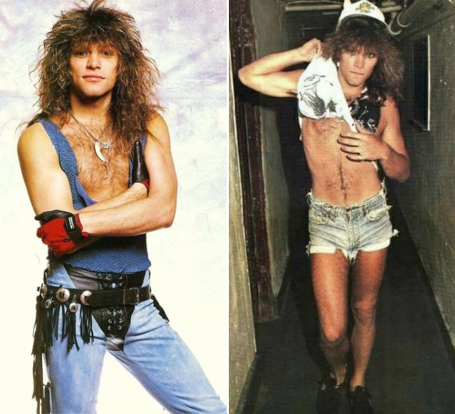 Jon Bon Jovi really loved wearing ridiculous outfits in 1980s...