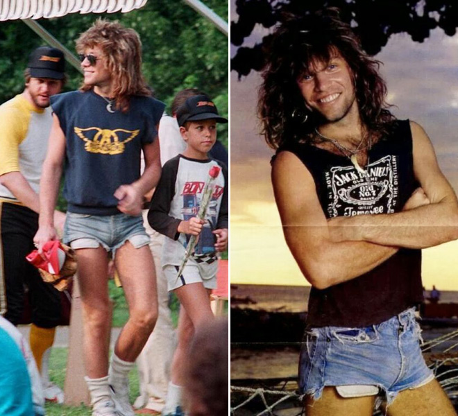 Jon Bon Jovi really loved wearing ridiculous outfits in 1980s...