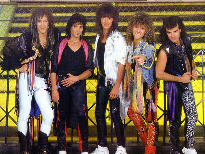 Jon Bon Jovi really loved wearing ridiculous outfits in 1980s...