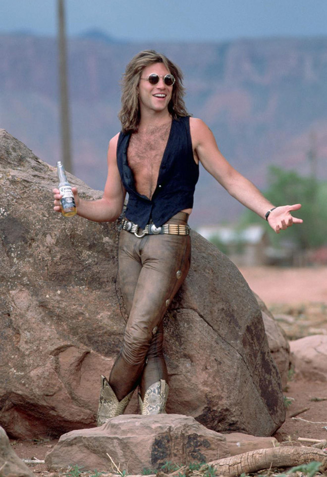 Jon Bon Jovi really loved wearing ridiculous outfits in 1980s...
