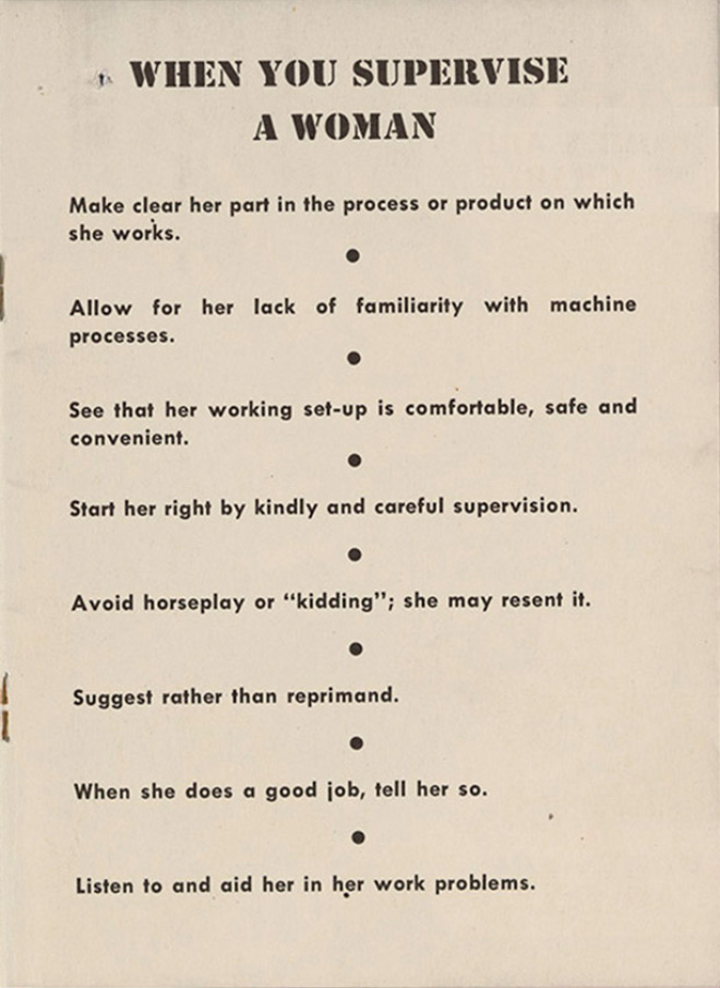 "Women Are Teachable" Guide From 1940s