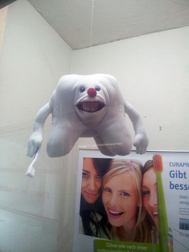 Horrifying educational dentist toy for kids.