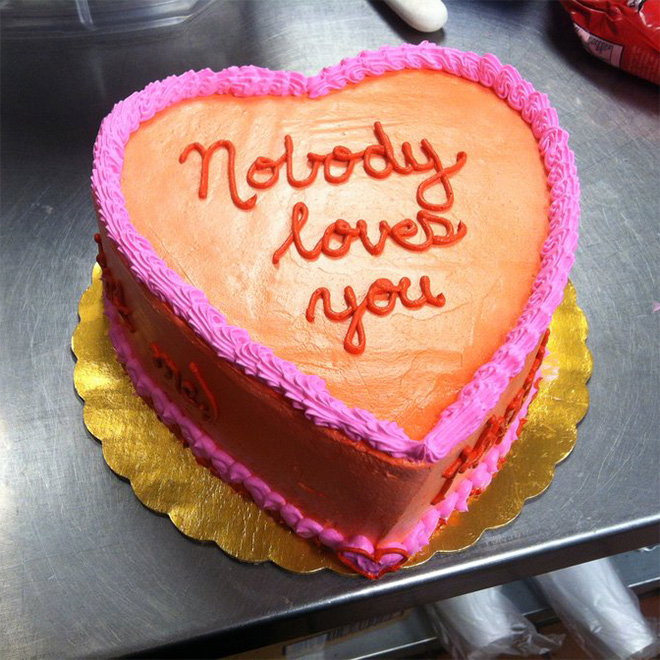  Why not say it with a delicious cake?