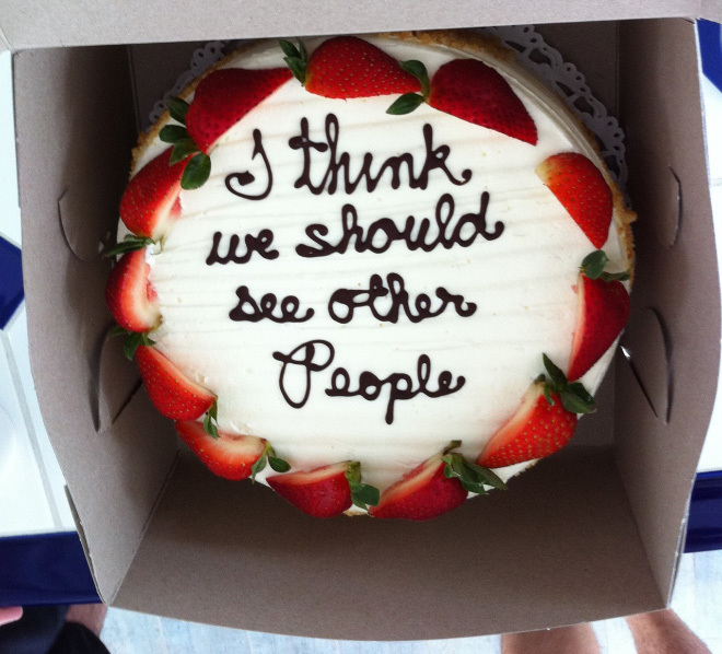  Why not say it with a delicious cake?