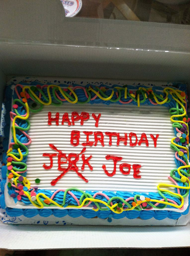  Why not say it with a delicious cake?