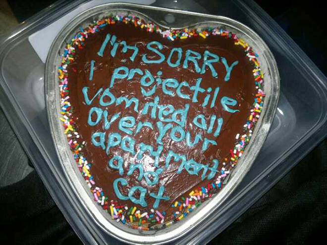  Why not say it with a delicious cake?