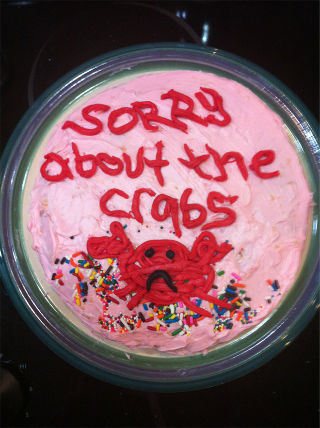  Why not say it with a delicious cake?