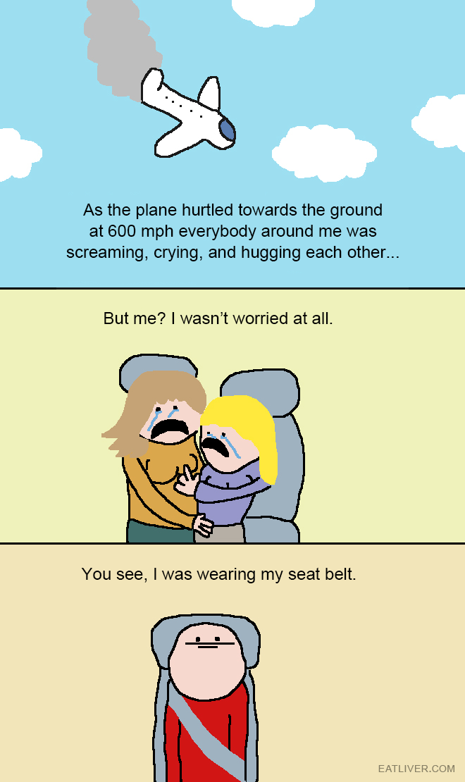 As the plane hurtled towards the ground at 600 mph everybody around me was screaming, crying, and hugging each other...