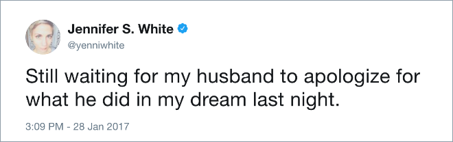 Funny tweet about marriage.