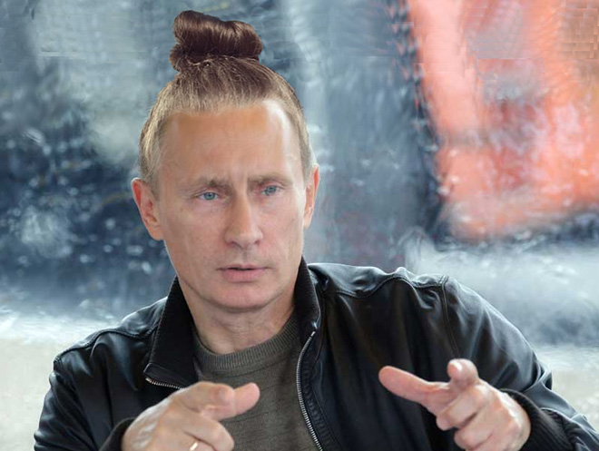 He look great with a man bun!