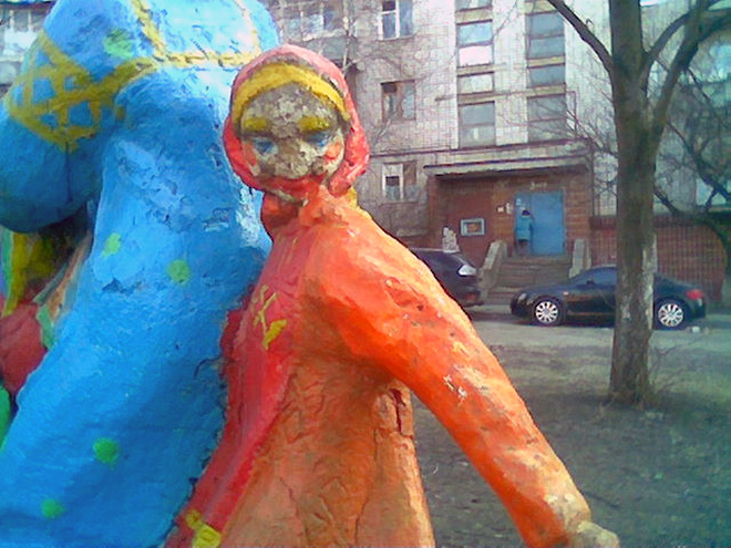 Creepy Russian playground from hell.