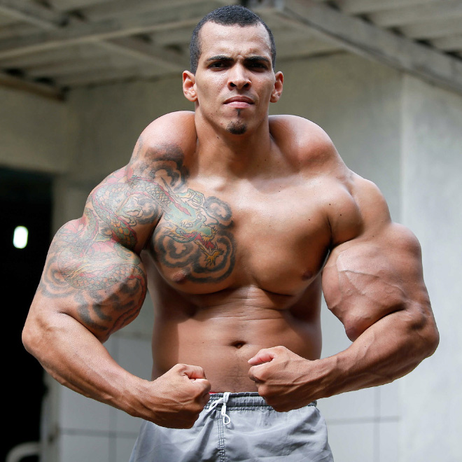 Synthol freak.