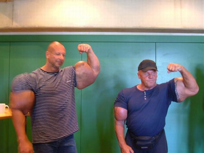 Synthol freak.