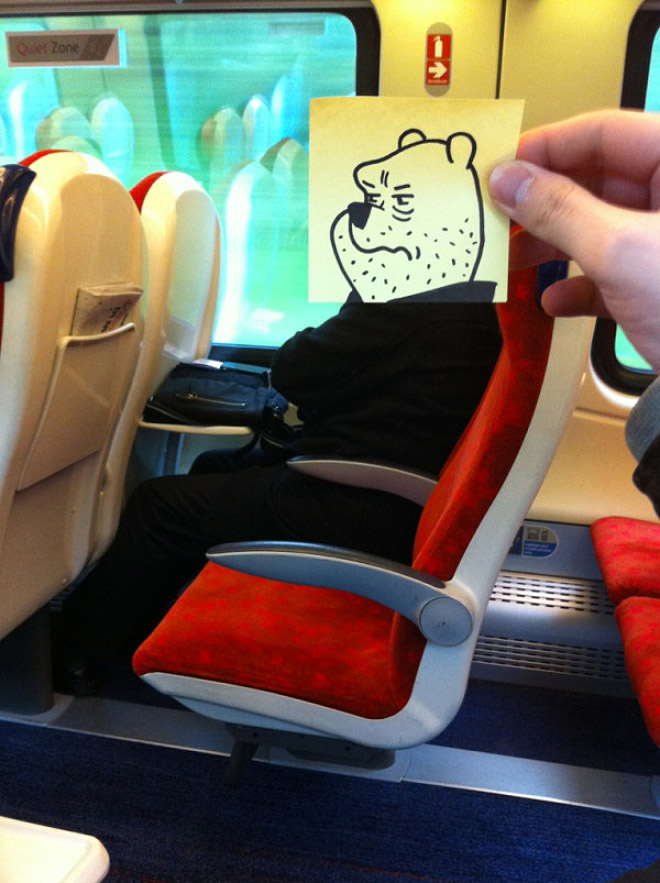 Great way to pass time on the train.