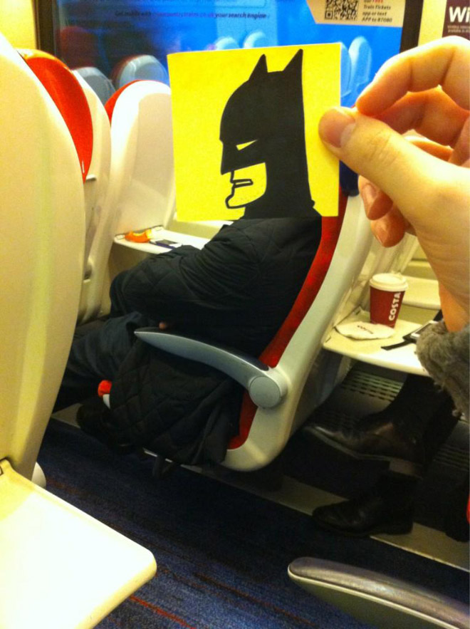Great way to pass time on the train.