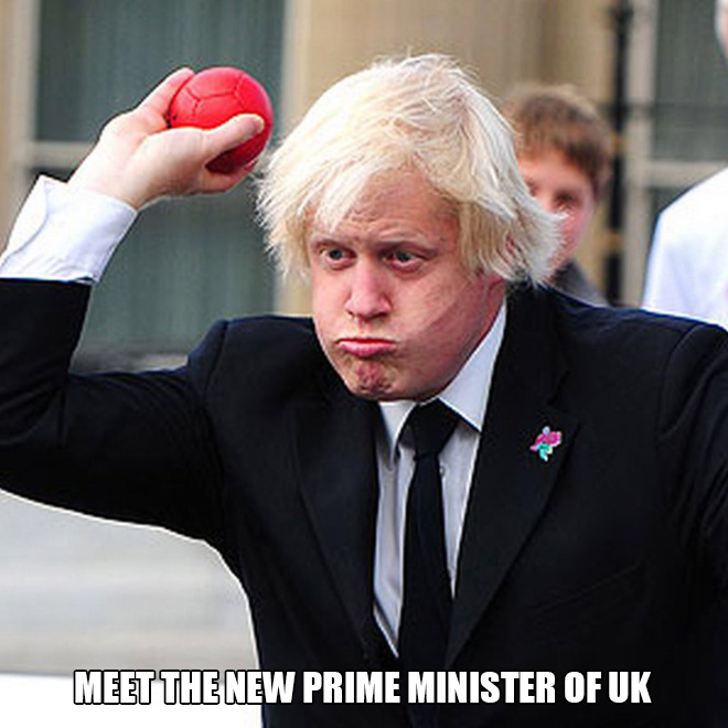 Hilarious Boris Johnson meme.