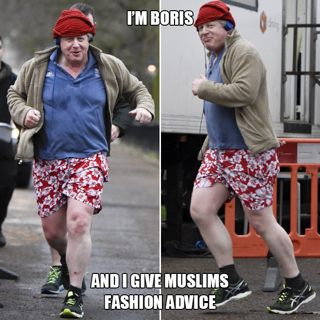 Hilarious Boris Johnson meme.