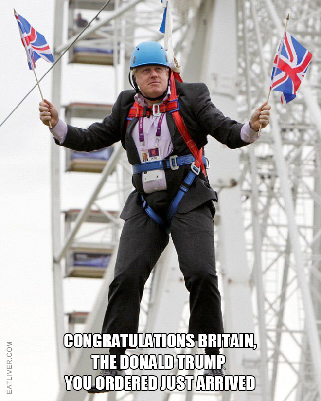 Hilarious Boris Johnson meme.