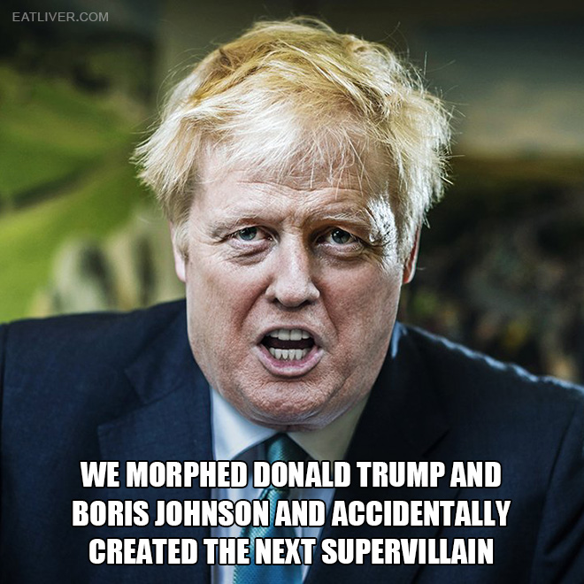 Hilarious Boris Johnson meme.