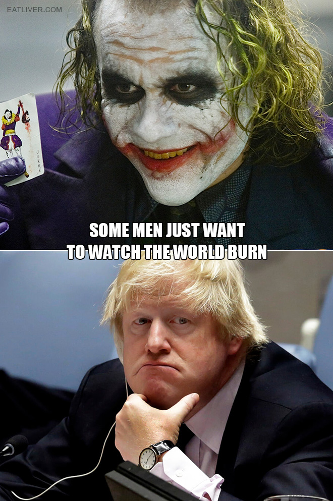 Hilarious Boris Johnson meme.