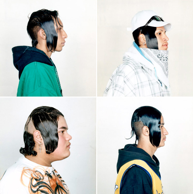 These kind of haircuts are popular among Mexican urban teens.