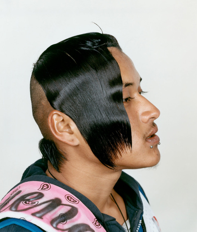 These kind of haircuts are popular among Mexican urban teens.