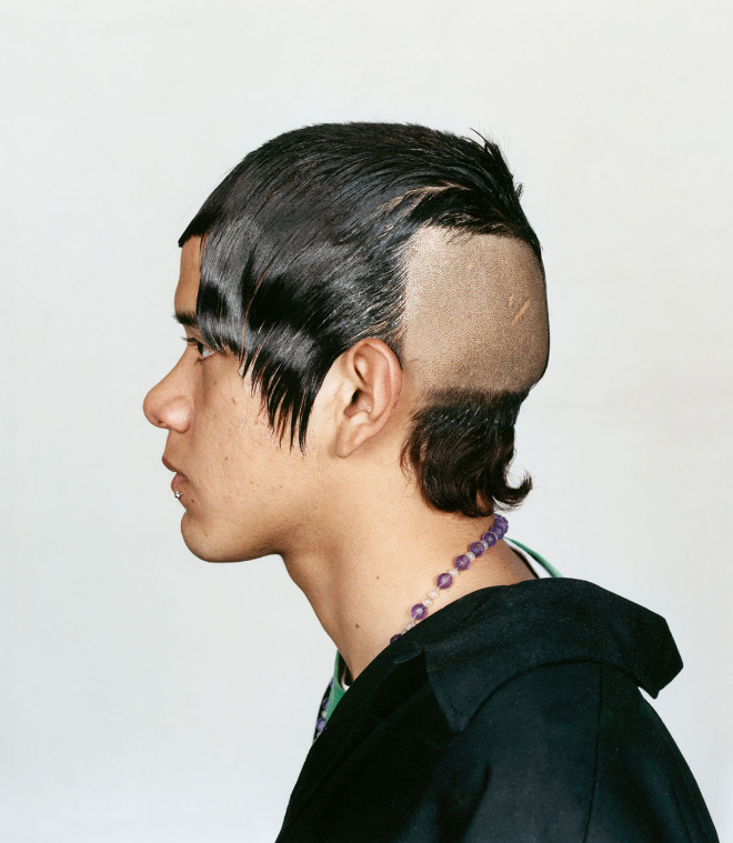 These kind of haircuts are popular among Mexican urban teens.