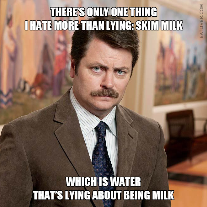 Brilliant Ron Swanson quote.