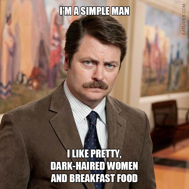 Brilliant Ron Swanson quote.