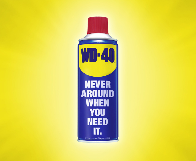 Finally, an honest slogan!