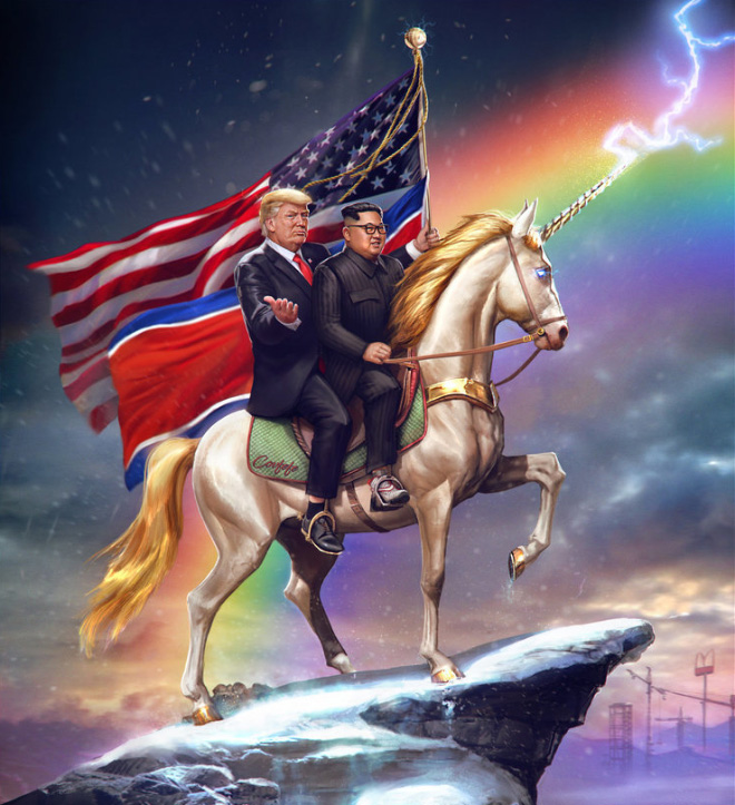 Badass patriotic portrait.