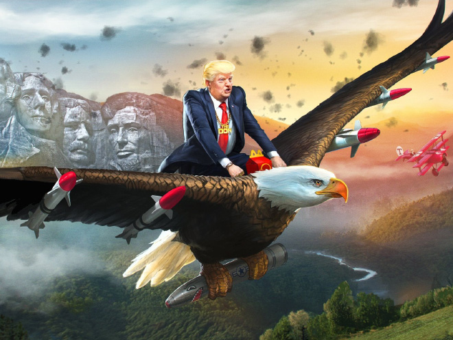 Badass patriotic portrait.