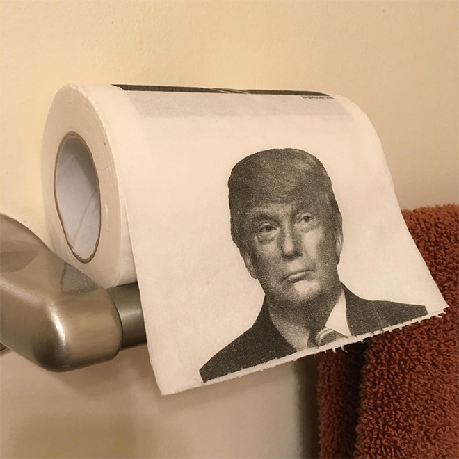 Trump toilet paper.