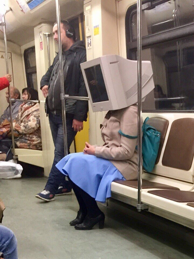 The things you see on subway...