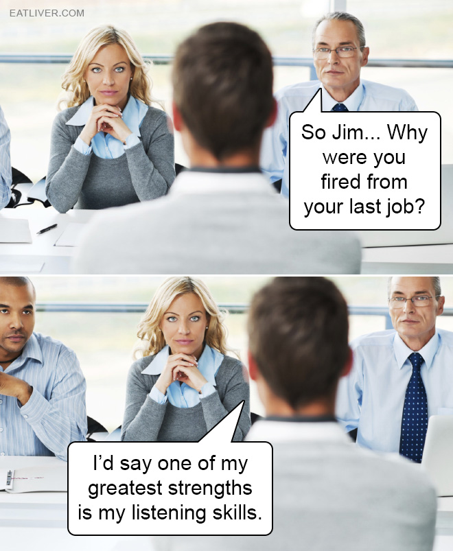 He clearly nailed the job interview.