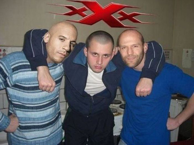 Typical Russian social network profile picture.