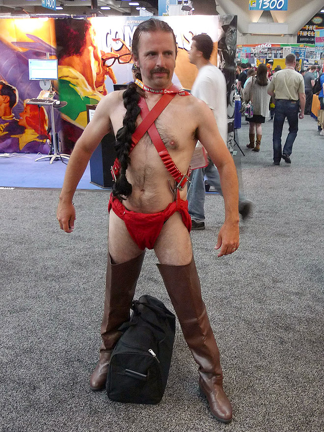 Zardoz cosplay.