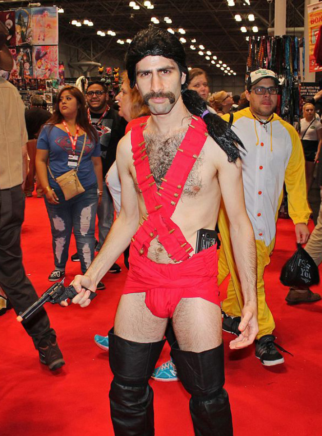 Zardoz cosplay.