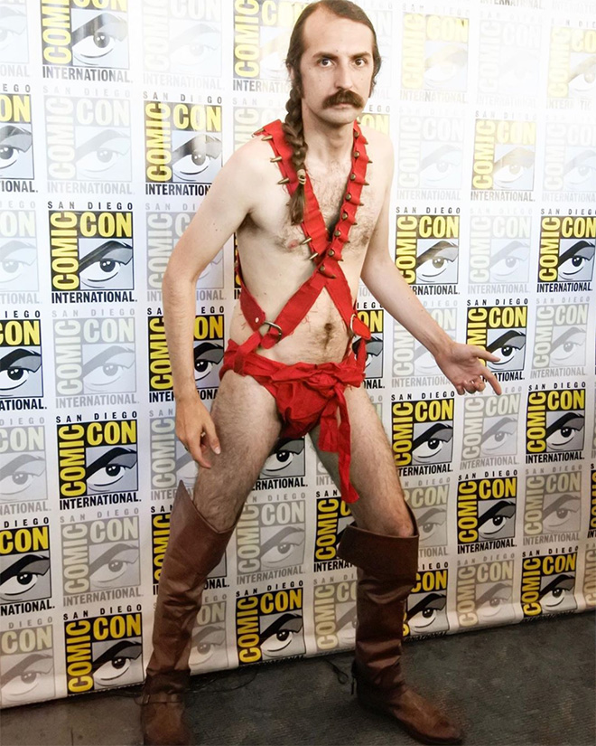 Zardoz cosplay.