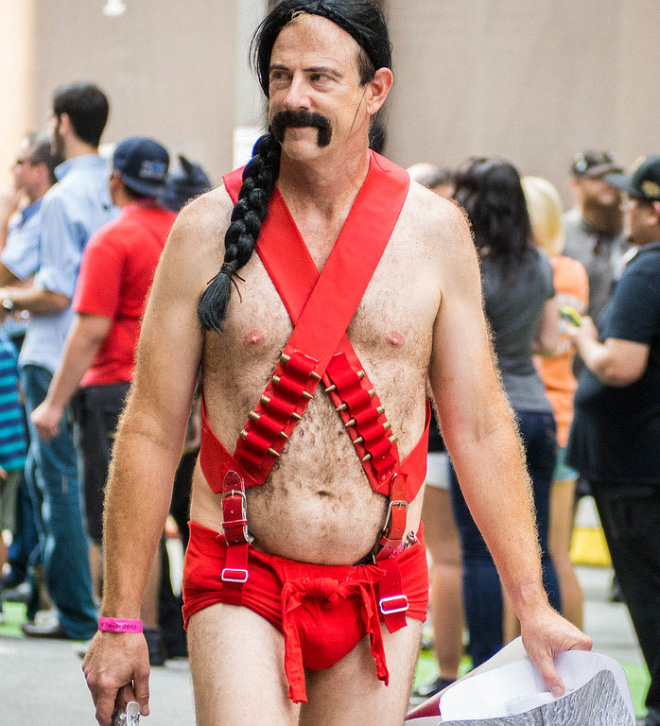 Zardoz cosplay.