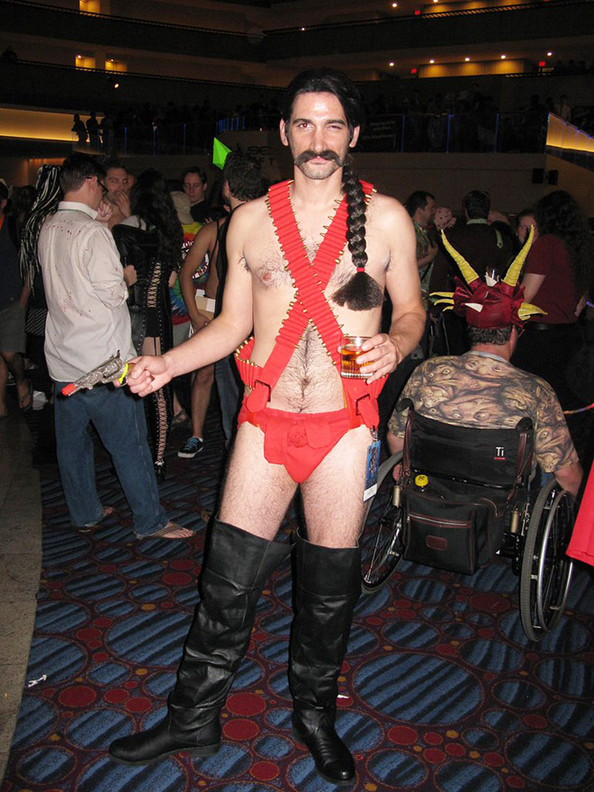 Zardoz cosplay.