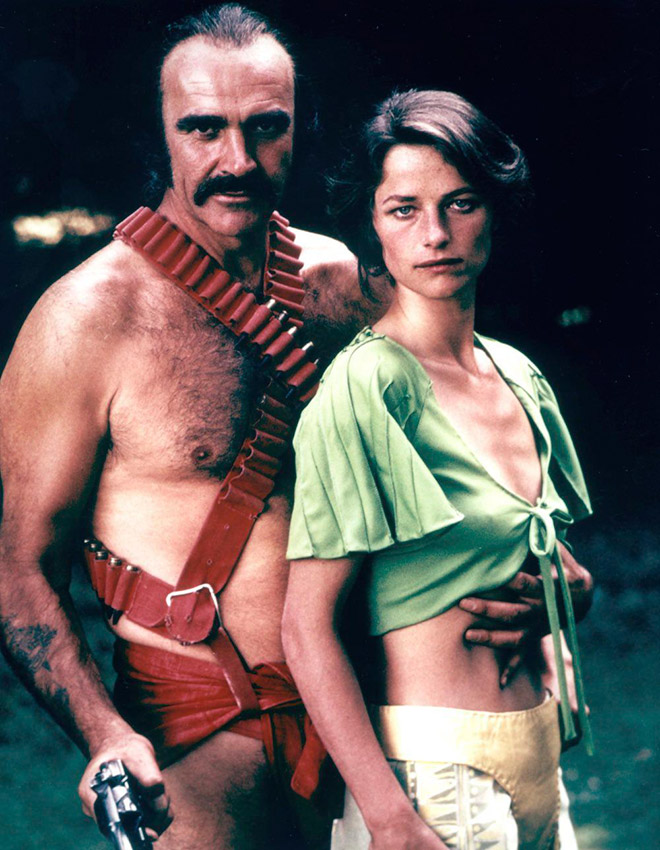 Screenshot from a Zardoz movie.