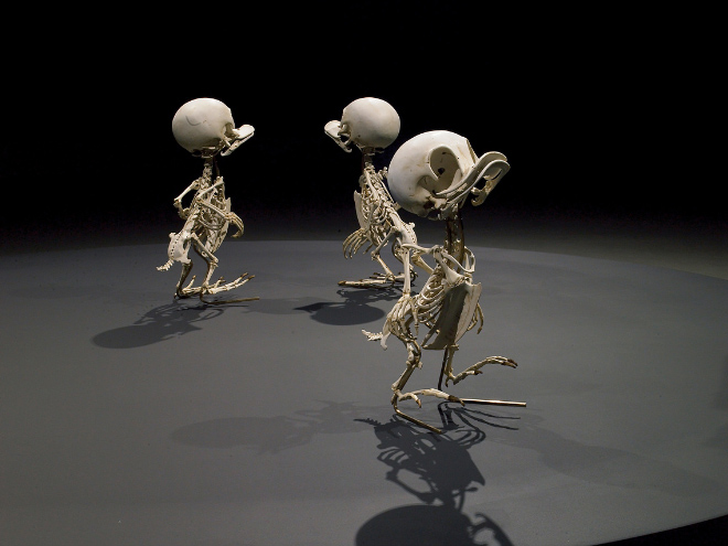 Cartoon skeleton by Hyungkoo Lee.