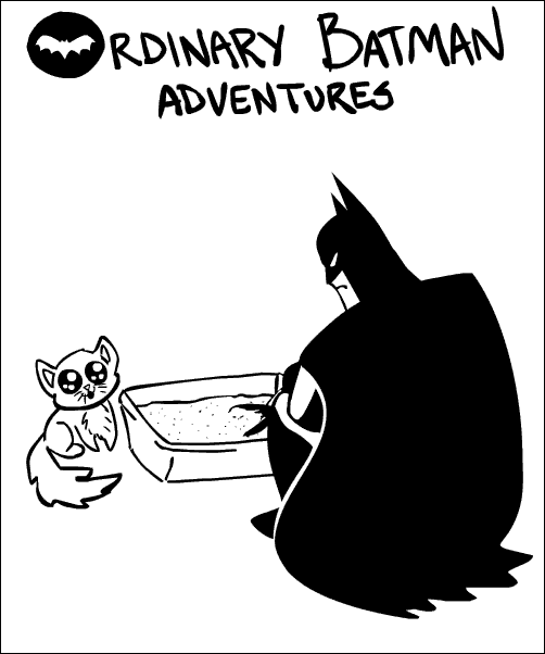The ordinary, mundane life of Batman.