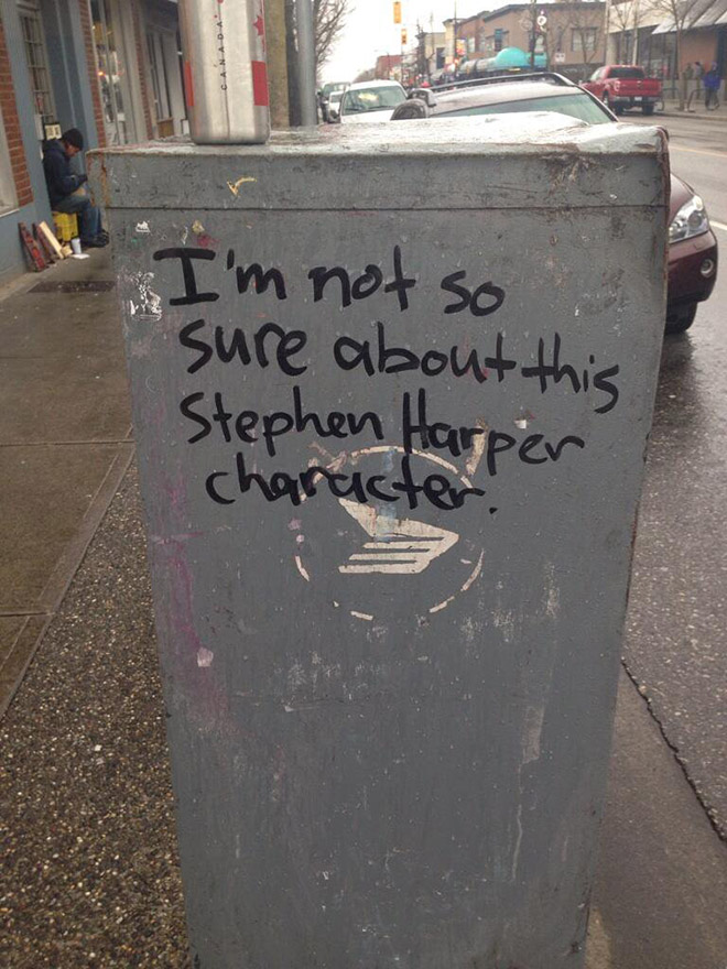 Canadian graffiti.