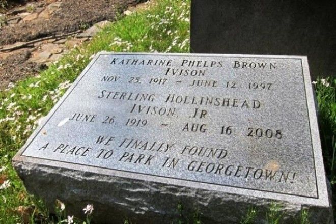 Clever gravestone.