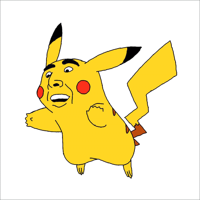 Pokémon with Nicolas Cage's face.