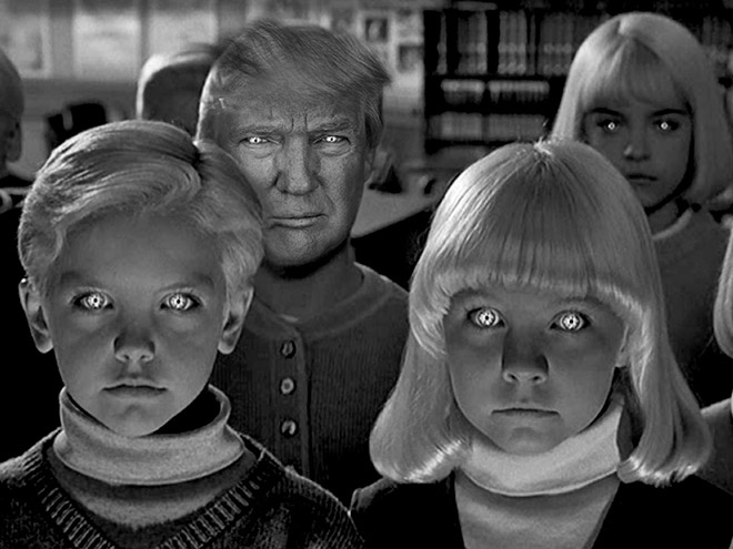 If Trump starred in a classic Hollywood horror movie...